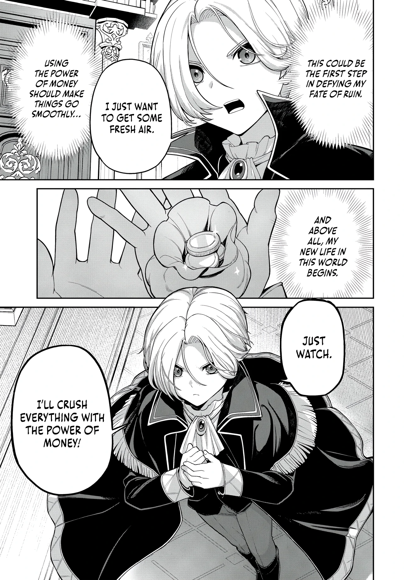 I Reincarnated As the Villainous Noble of an Otome Game, so I Tried Buying the Main Heroine With Money Ch.1 p15