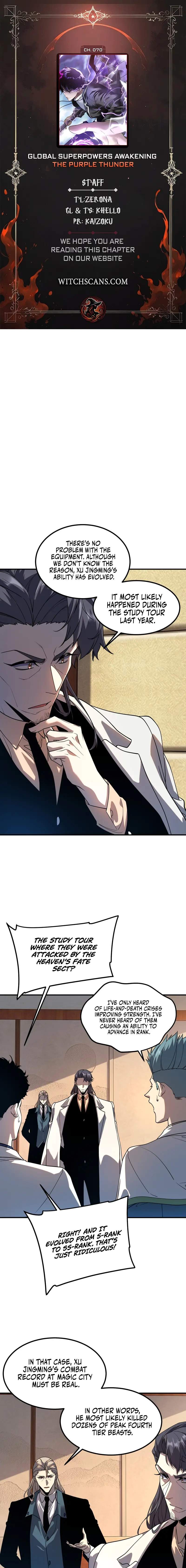 Awakening the Purple Thunder at the Beginning Ch.70 p1