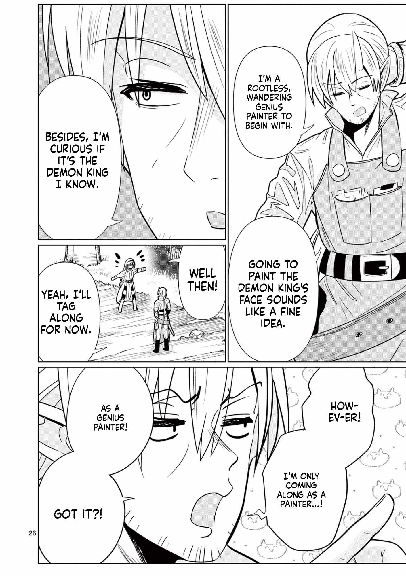 Moto Deshi ga Maou ni Natta Sei de, Yuusha ni Renkou saremashita. Ch.2 p27