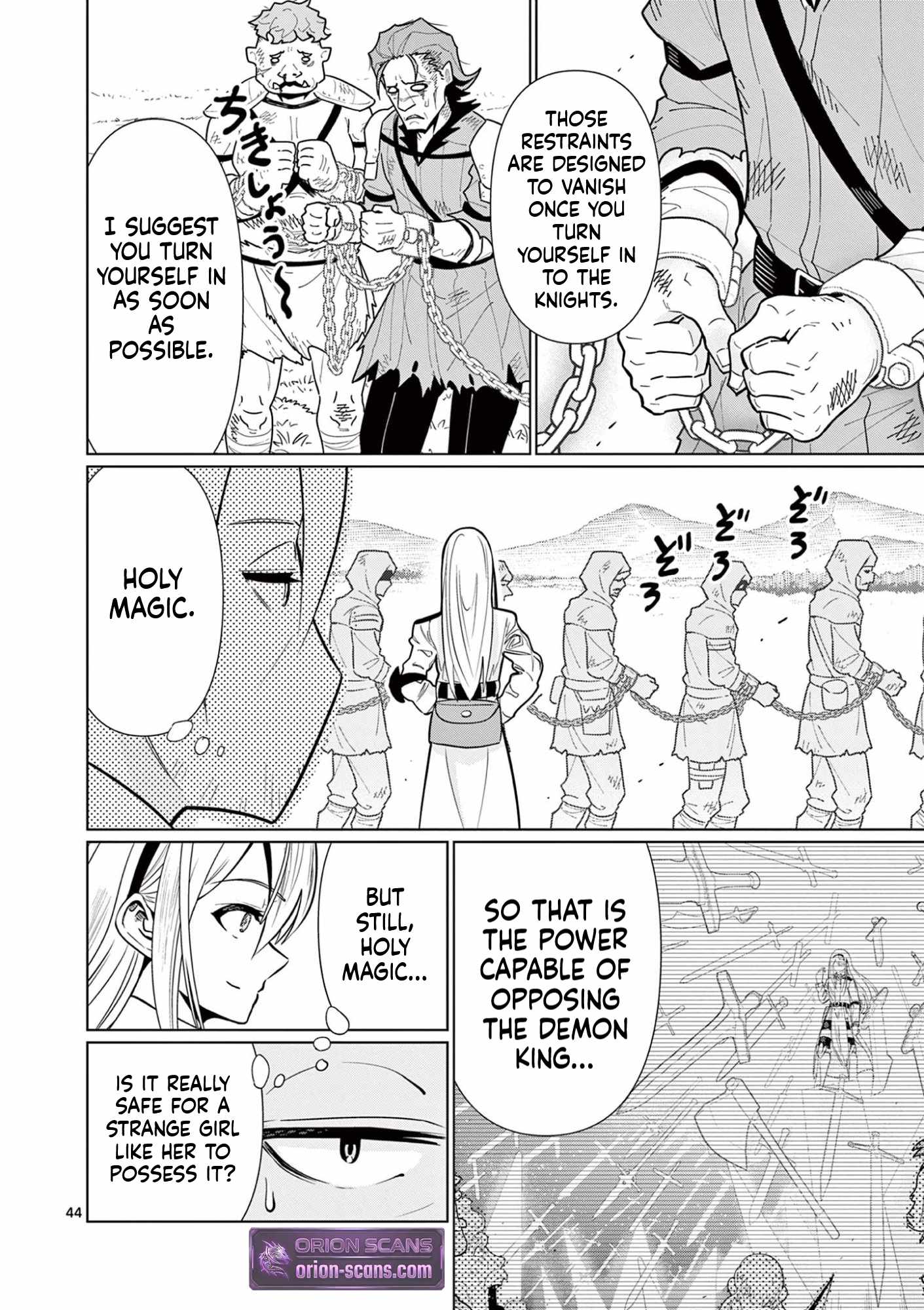 Moto Deshi ga Maou ni Natta Sei de, Yuusha ni Renkou saremashita. Ch.2 p45