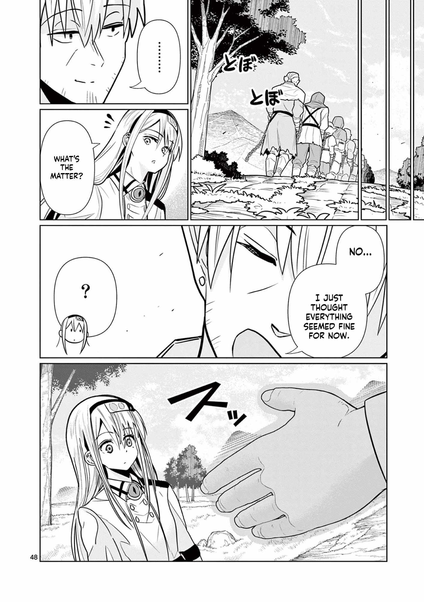 Moto Deshi ga Maou ni Natta Sei de, Yuusha ni Renkou saremashita. Ch.2 p49