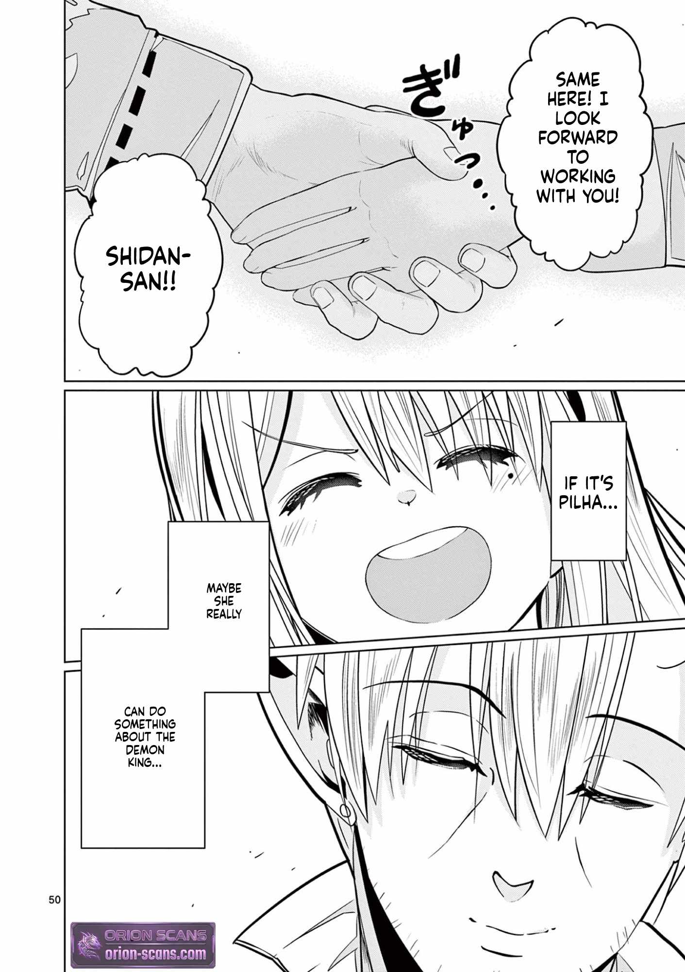 Moto Deshi ga Maou ni Natta Sei de, Yuusha ni Renkou saremashita. Ch.2 p51