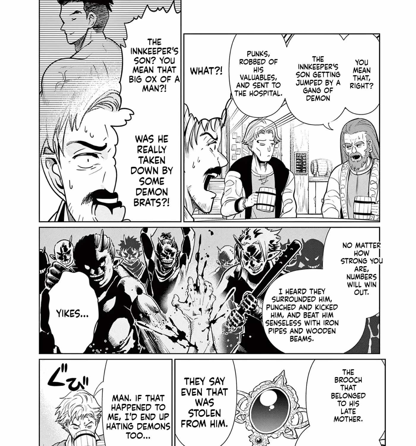 Moto Deshi ga Maou ni Natta Sei de, Yuusha ni Renkou saremashita. Ch.5 p32