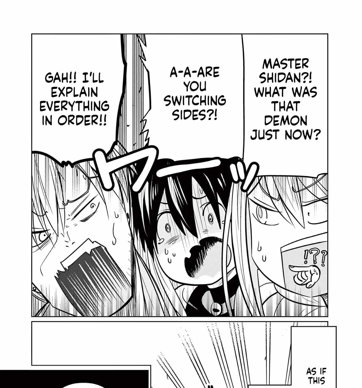 Moto Deshi ga Maou ni Natta Sei de, Yuusha ni Renkou saremashita. Ch.6 p54