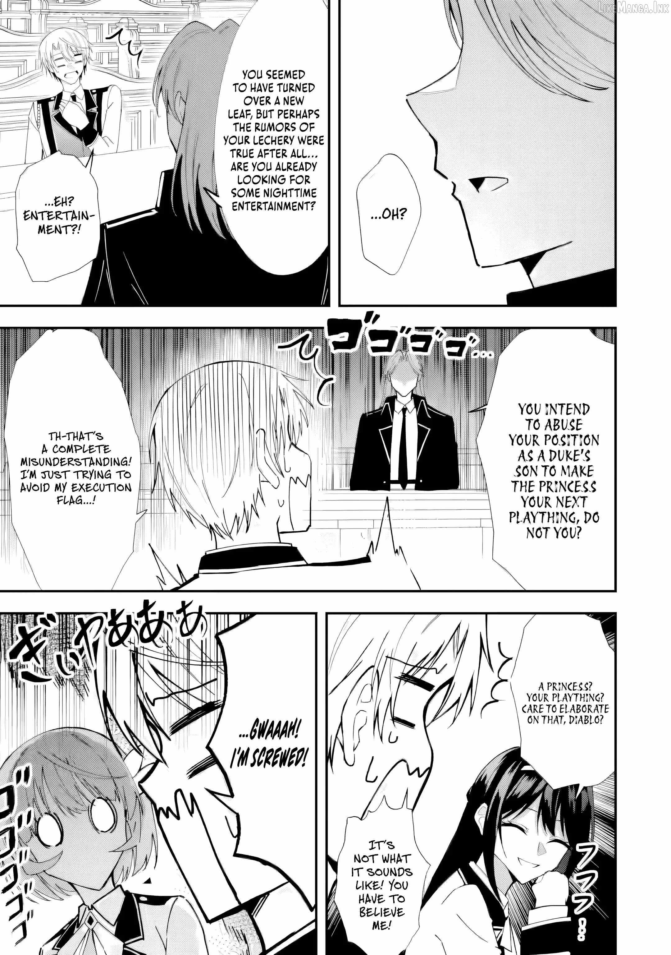 Shokei Flag No Akuyaku Kizoku Ni Tensei Shitaga, Shinitakunainode Yami Maho Wo Kiwamete Heroine Tachi Wo Sukuimasu Byojakuna Heroine Wo Care Shitara Naze Ka Ore Ga Dekiai Sareta Ken Ch.5-1 p10