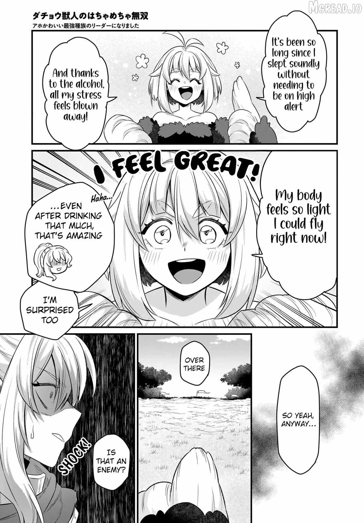 Dachoujuujin no wa Chamecha Musou Aho Kawaii Saikyou Shuzoku no Riidaa ni Narimashita Ch.10 p18