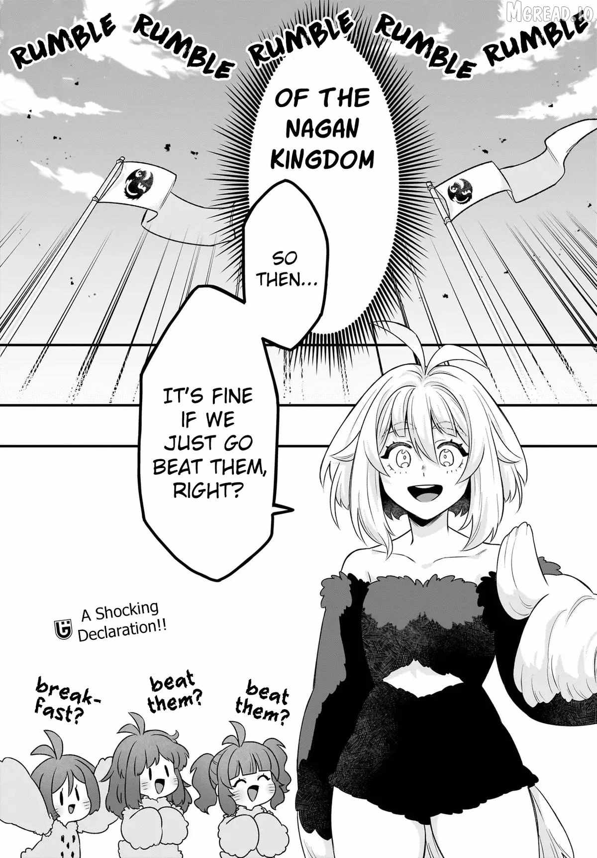Dachoujuujin no wa Chamecha Musou Aho Kawaii Saikyou Shuzoku no Riidaa ni Narimashita Ch.10 p29