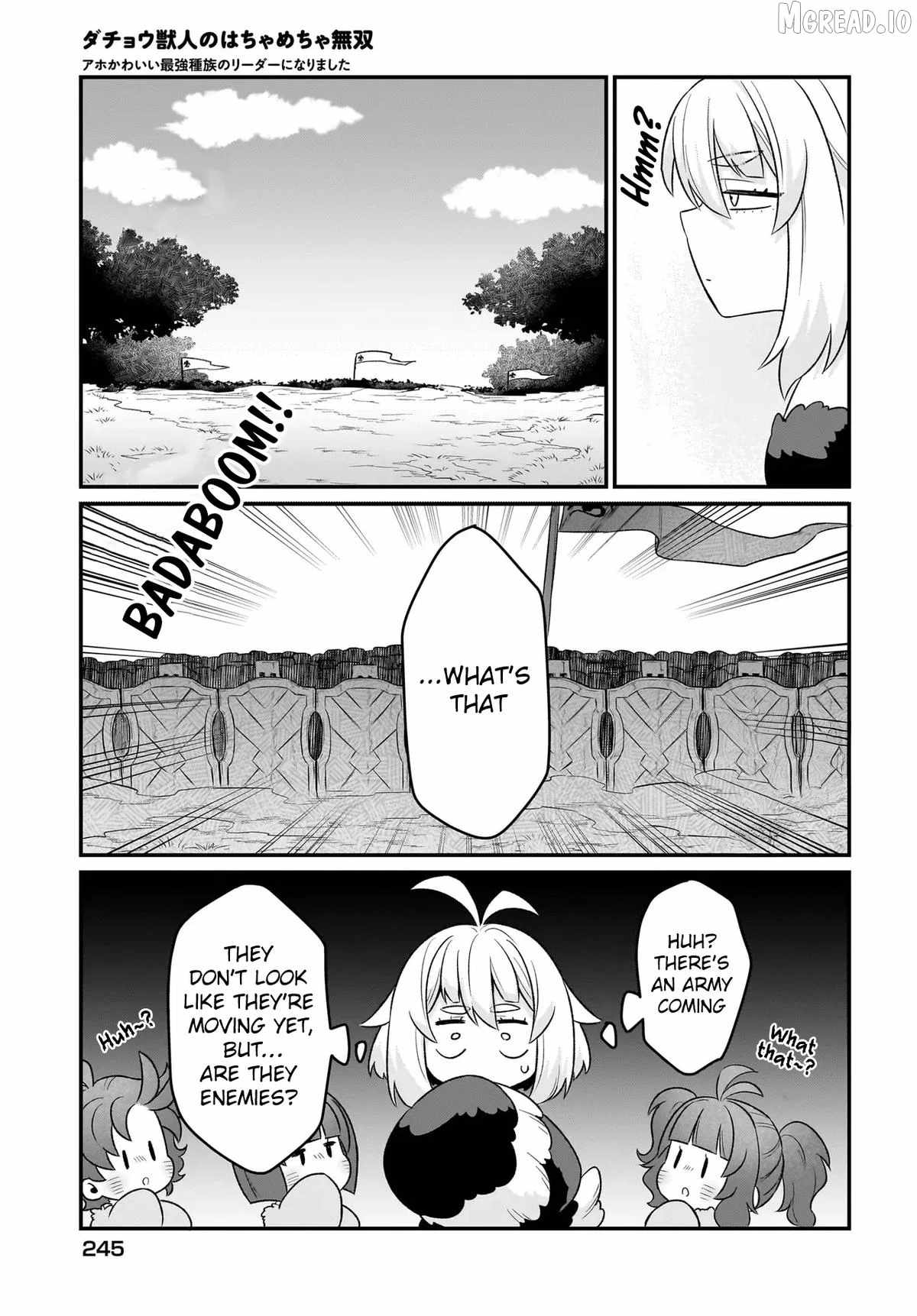 Dachoujuujin no wa Chamecha Musou Aho Kawaii Saikyou Shuzoku no Riidaa ni Narimashita Ch.10 p10