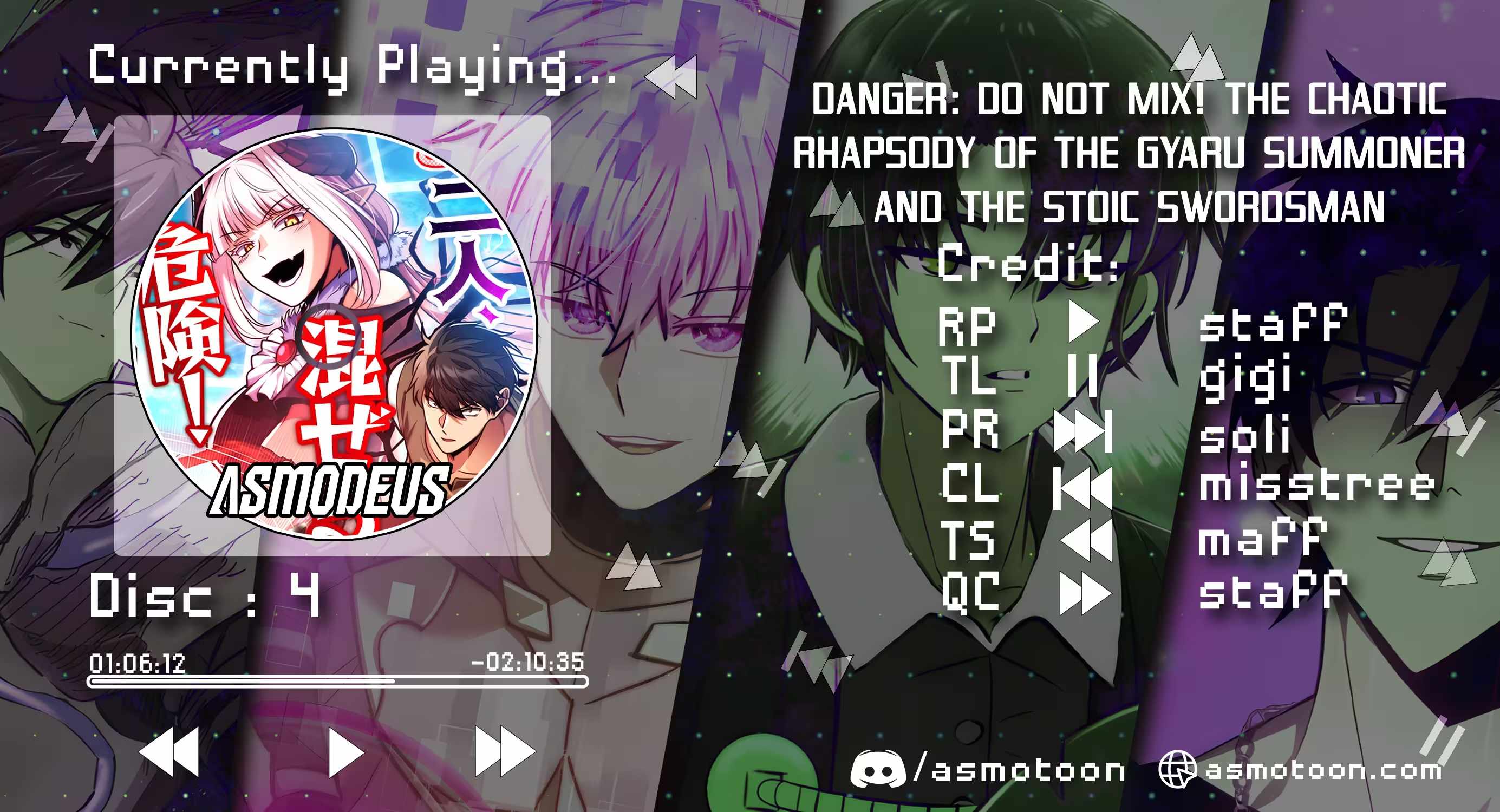 Danger: Do Not Mix! The Chaotic Rhapsody of the Gyaru Summoner and the Stoic Swordsman Ch.12 p1