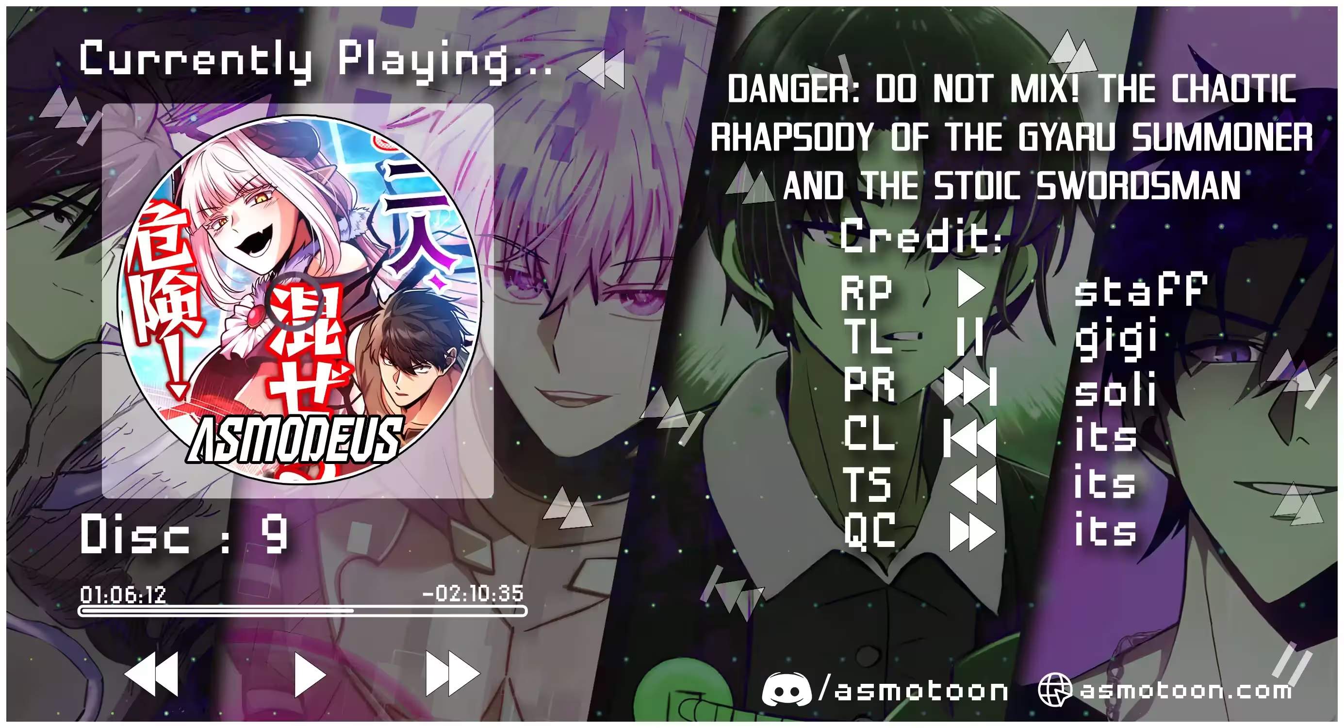 Danger: Do Not Mix! The Chaotic Rhapsody of the Gyaru Summoner and the Stoic Swordsman Ch.9 p1