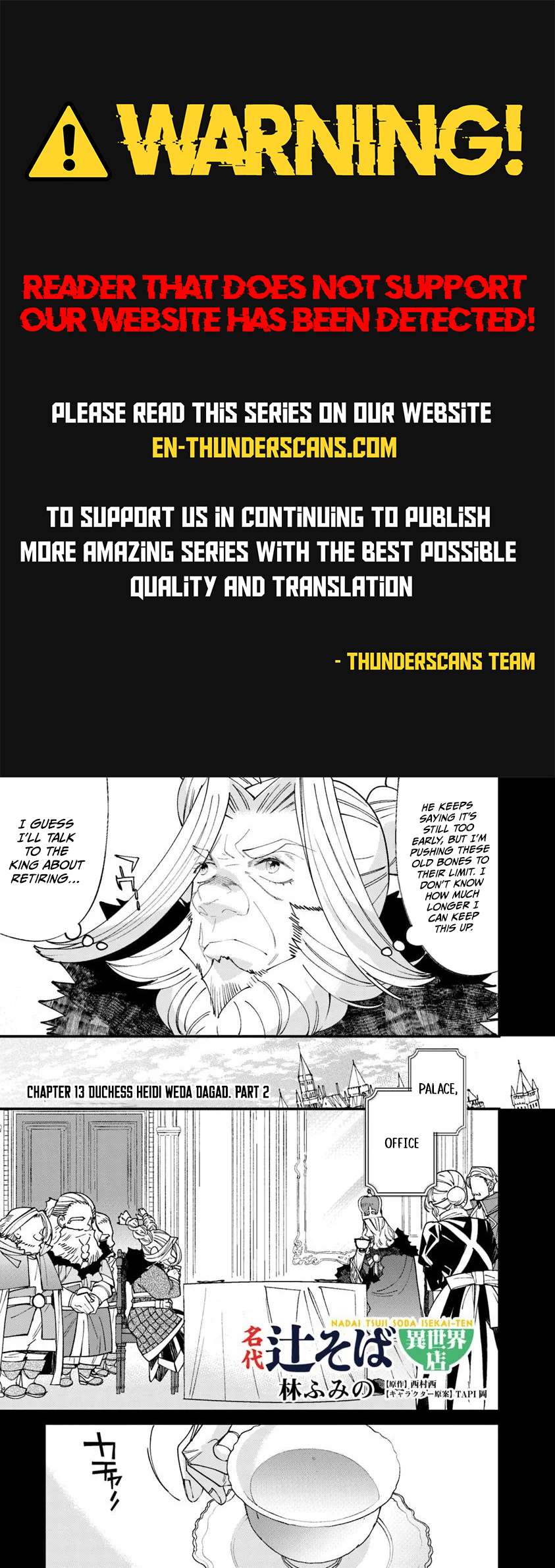 Famous buckwheat soba in another world Ch.13.2 p1