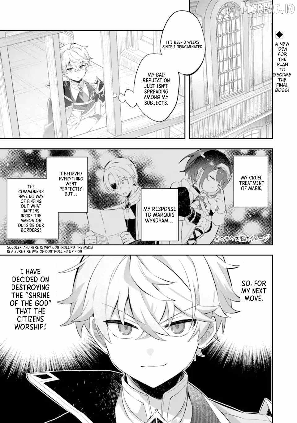 Game Sekai no mobu akuyaku ni tensei shita node Last bos wo mezashite mita Ch.6 p2
