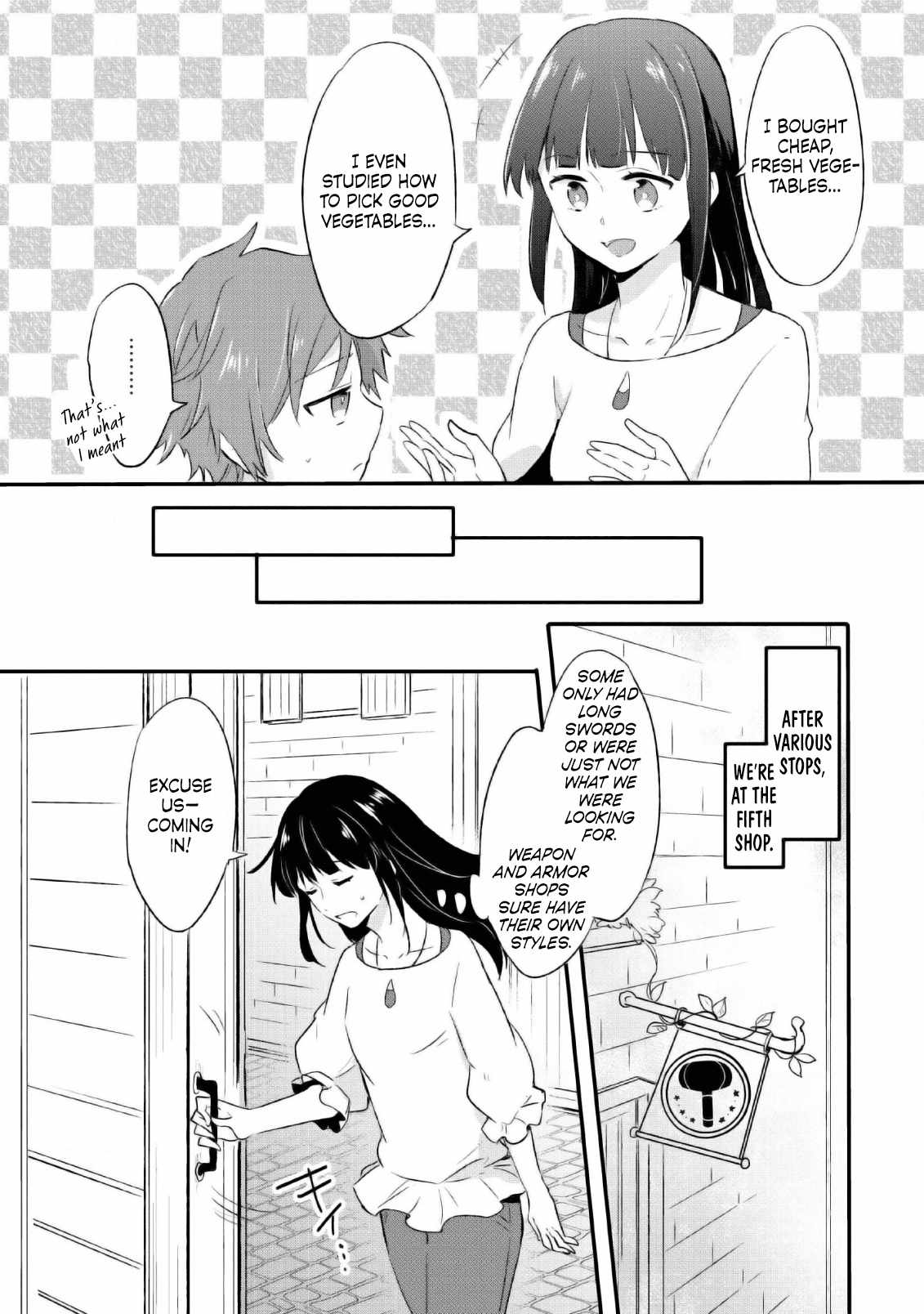 I decided to cook because the potion was soy sauce Ch.16 p12