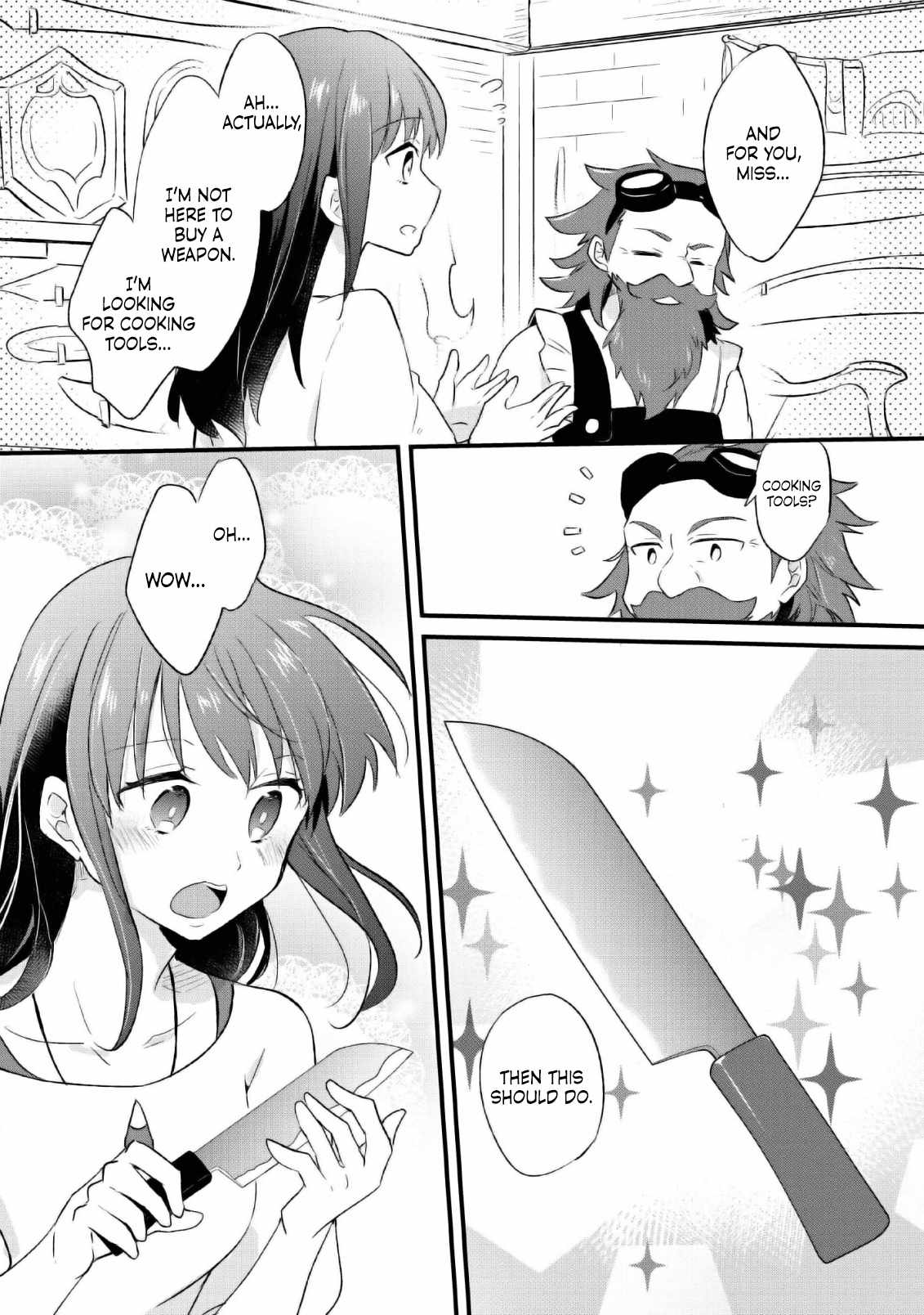 I decided to cook because the potion was soy sauce Ch.16 p23