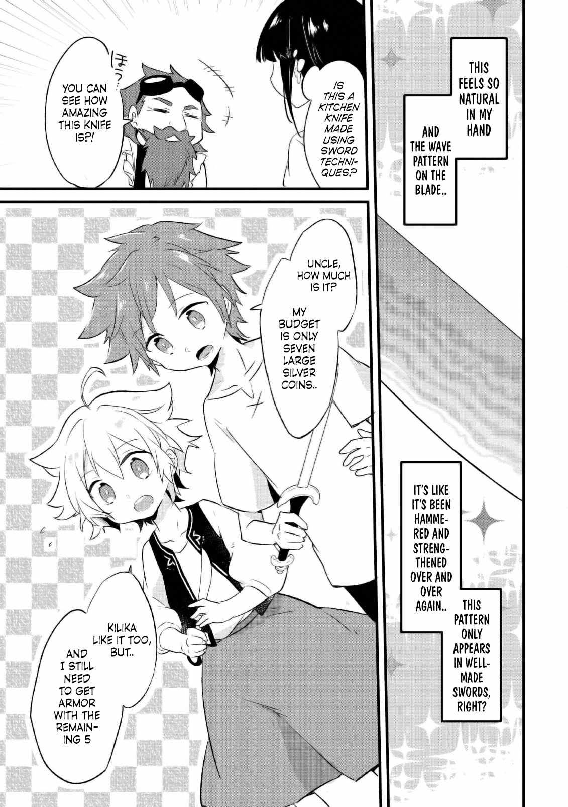 I decided to cook because the potion was soy sauce Ch.16 p24