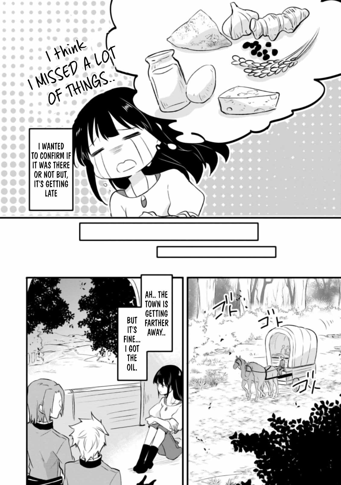 I decided to cook because the potion was soy sauce Ch.17 p13