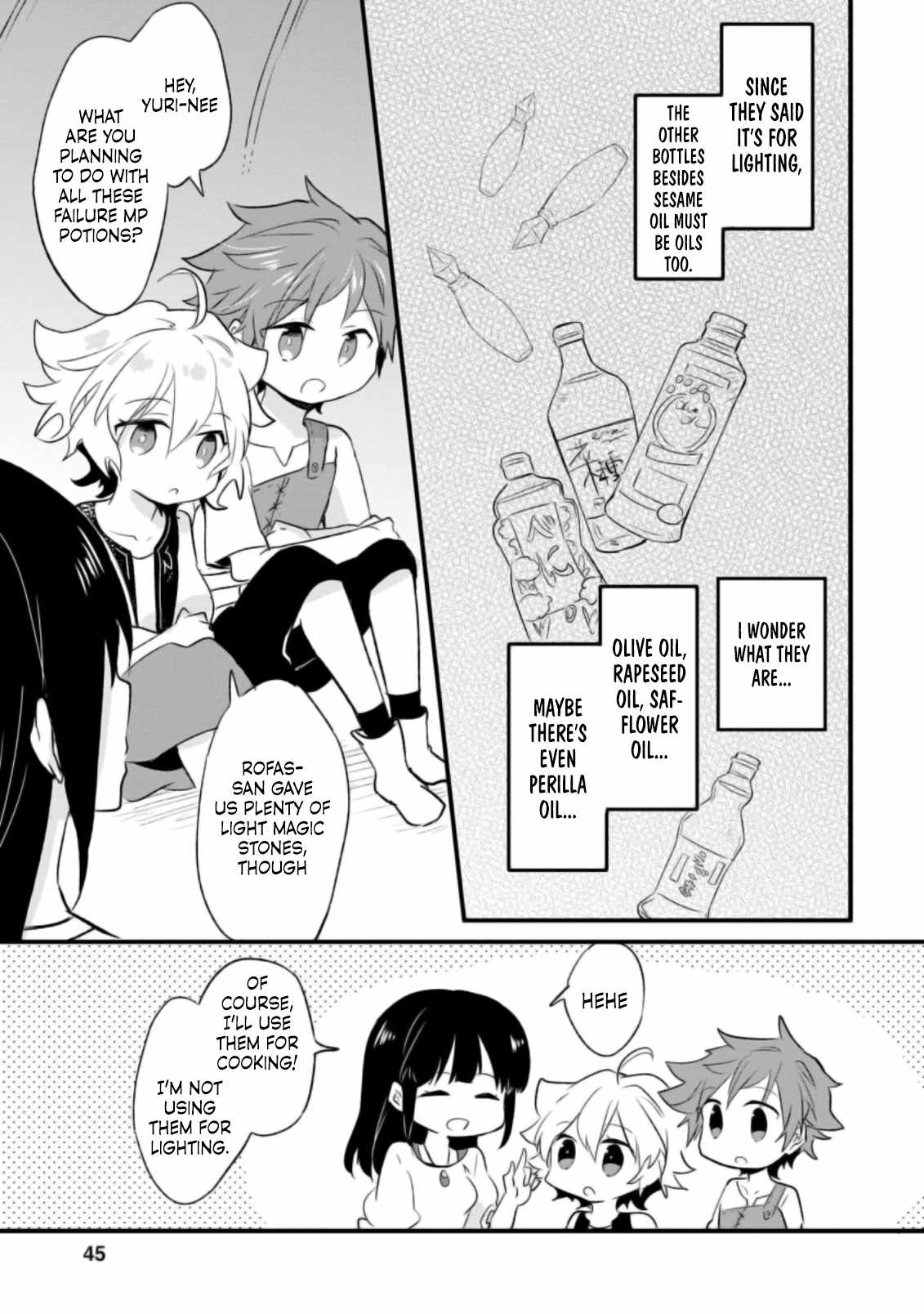 I decided to cook because the potion was soy sauce Ch.17 p14