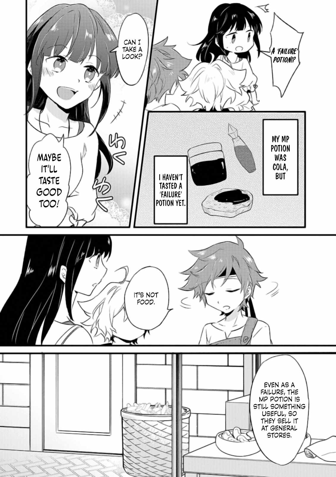 I decided to cook because the potion was soy sauce Ch.17 p5