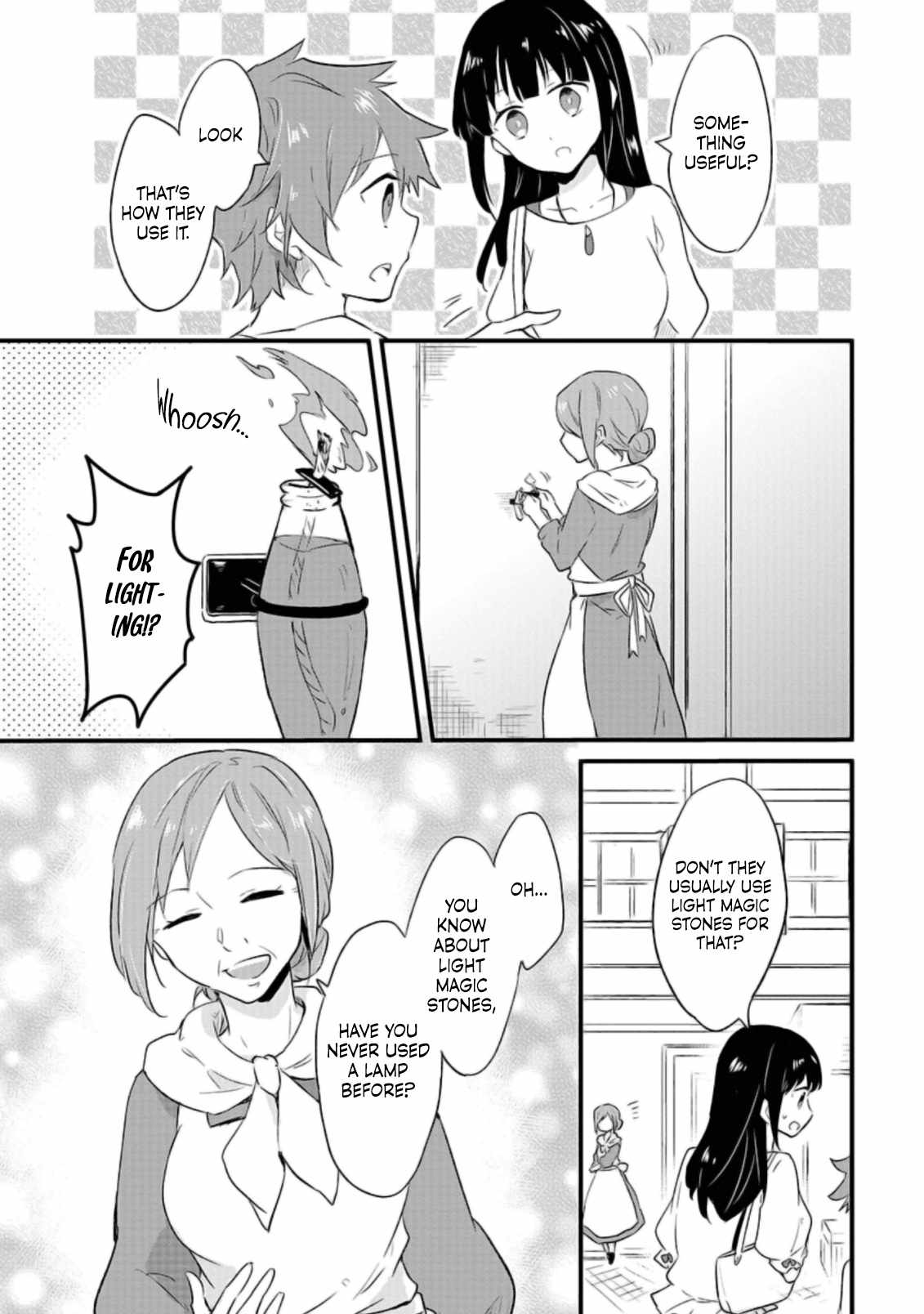 I decided to cook because the potion was soy sauce Ch.17 p6