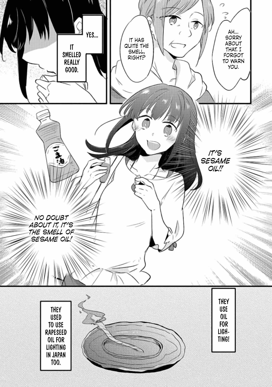I decided to cook because the potion was soy sauce Ch.17 p8