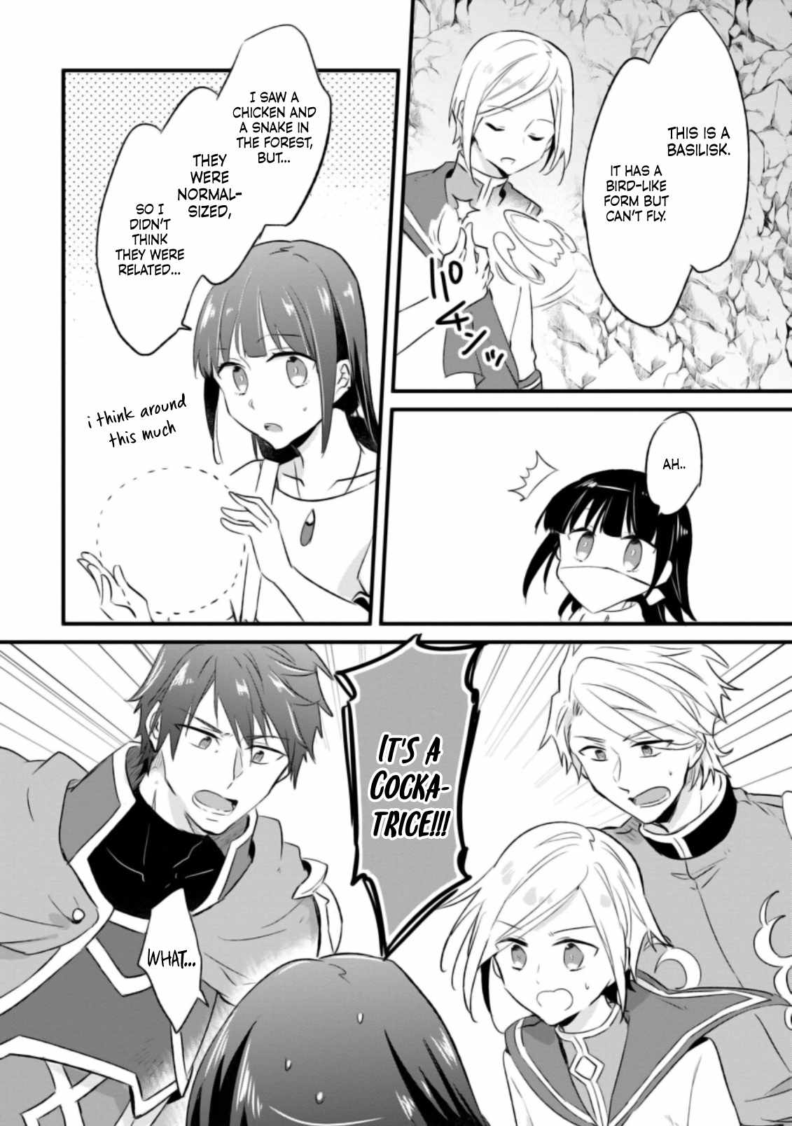 I decided to cook because the potion was soy sauce Ch.18 p11