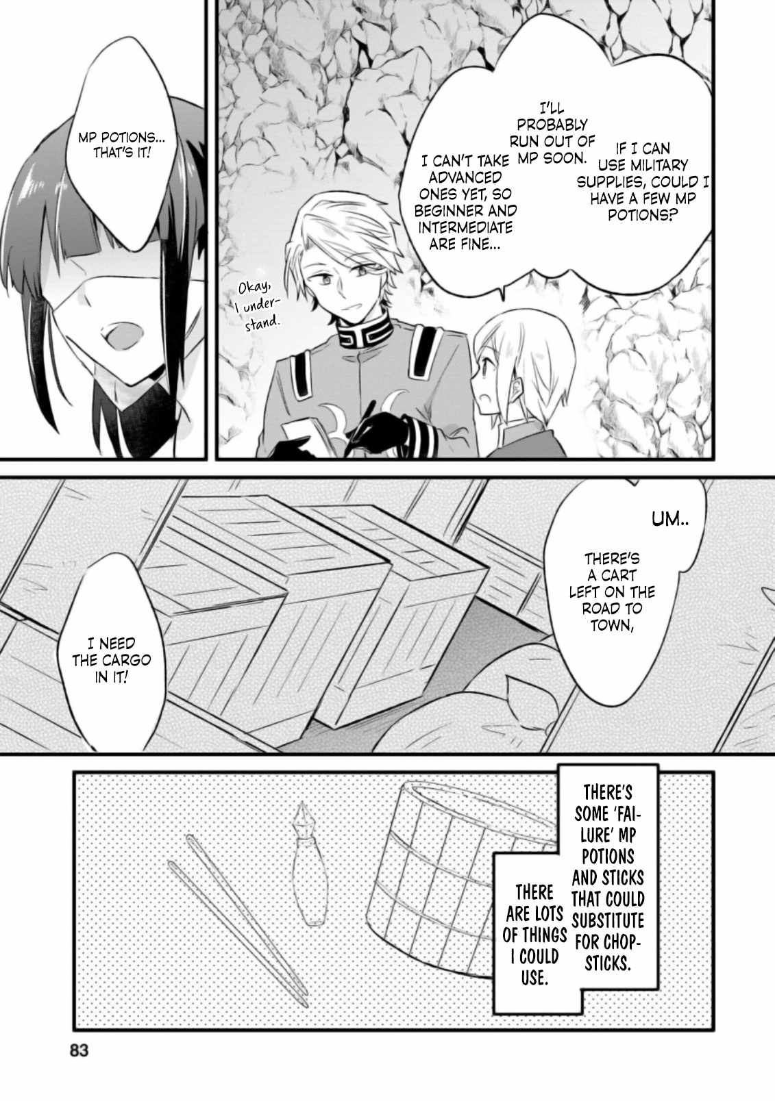 I decided to cook because the potion was soy sauce Ch.18 p22
