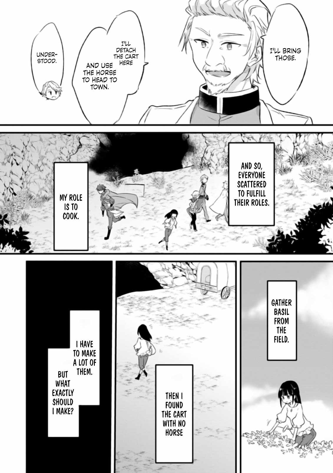 I decided to cook because the potion was soy sauce Ch.18 p23