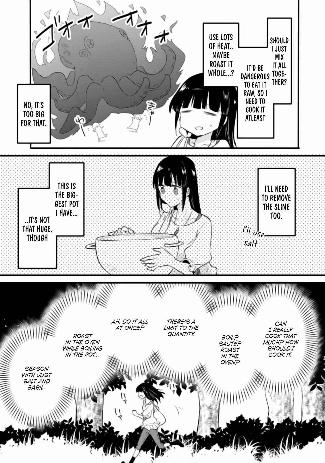 I decided to cook because the potion was soy sauce Ch.18 p24