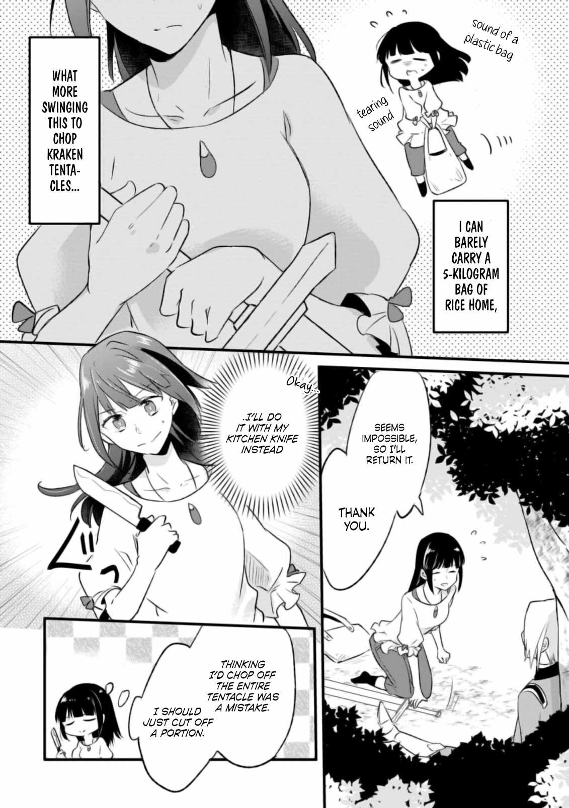 I decided to cook because the potion was soy sauce Ch.18 p27