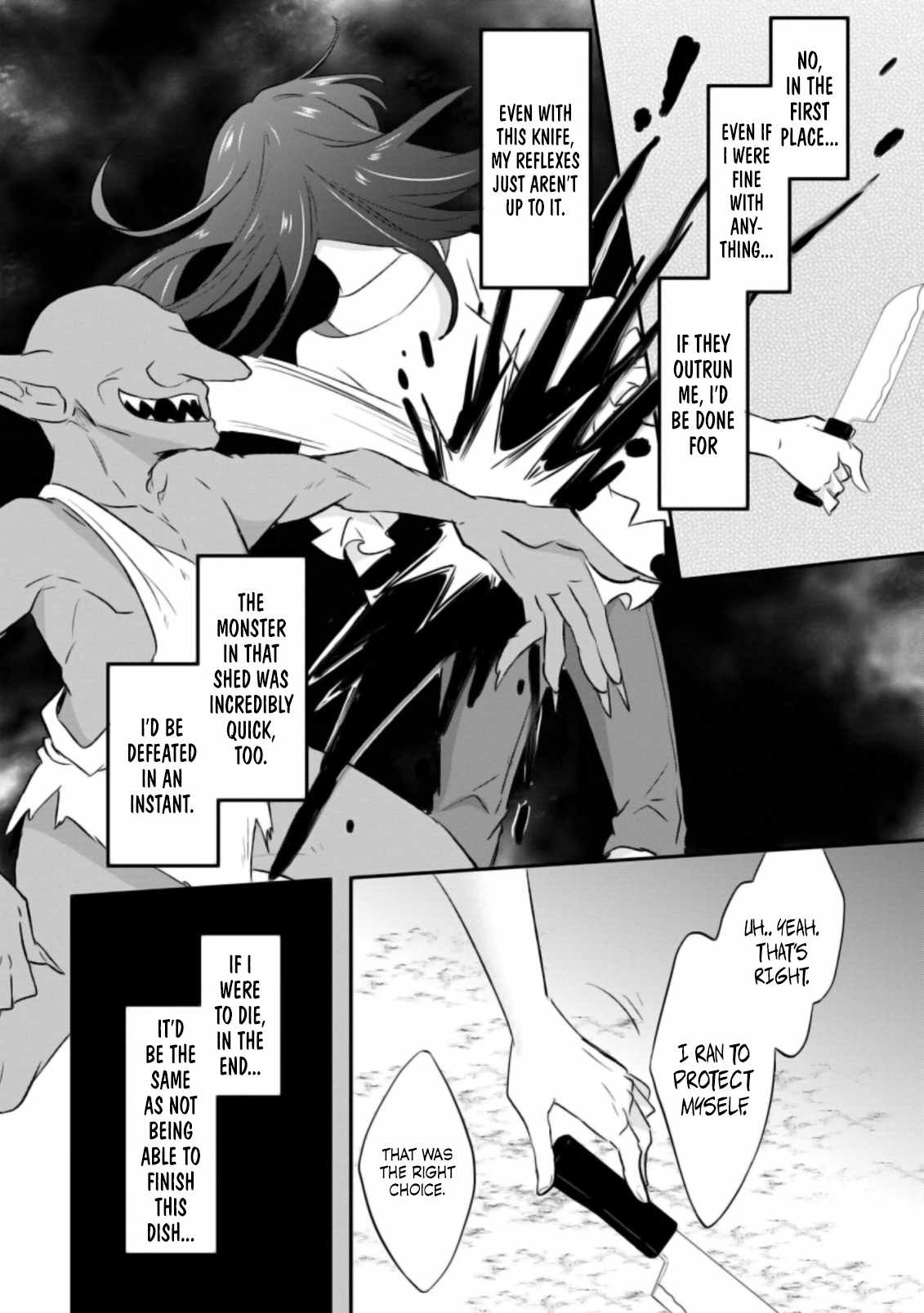 I decided to cook because the potion was soy sauce Ch.19 p15