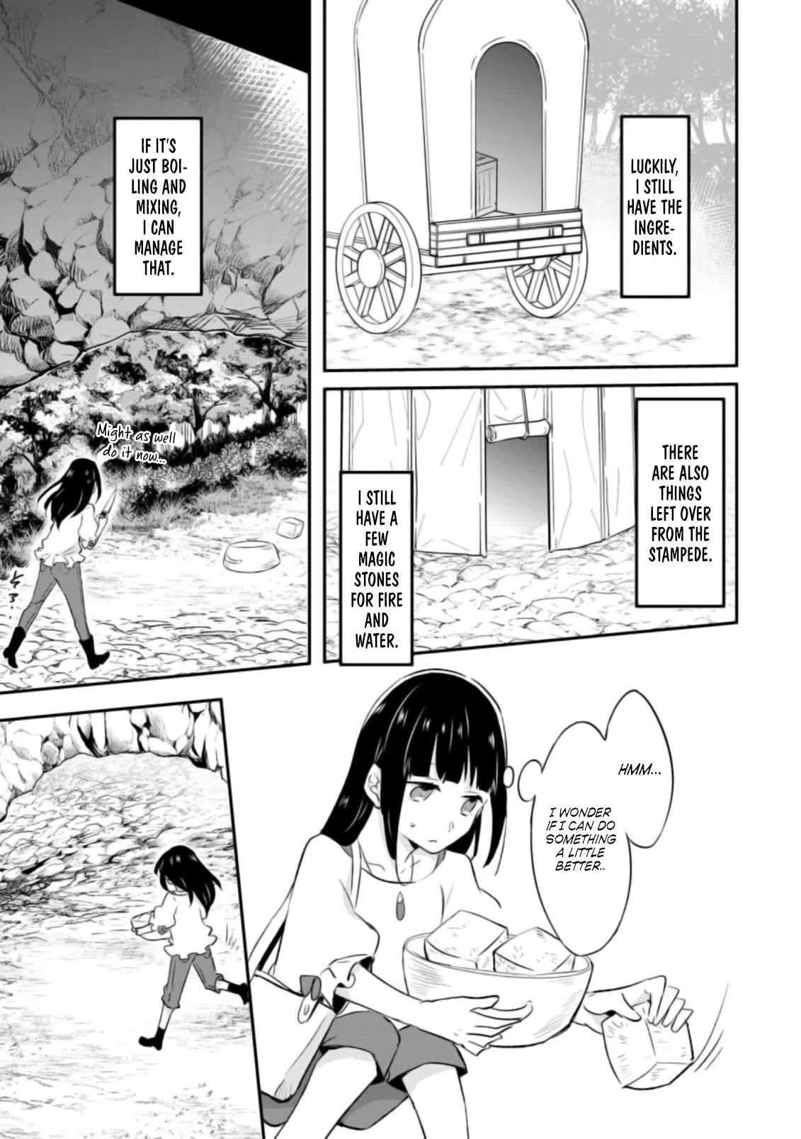 I decided to cook because the potion was soy sauce Ch.19 p16