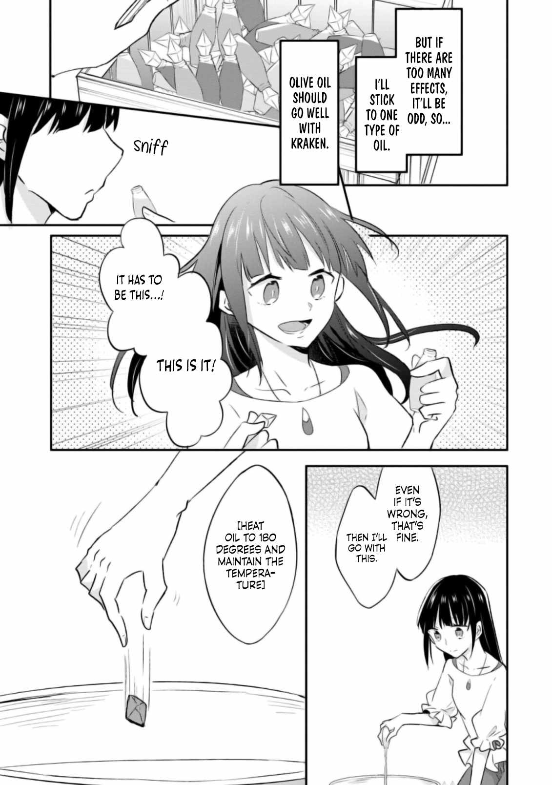 I decided to cook because the potion was soy sauce Ch.19 p20