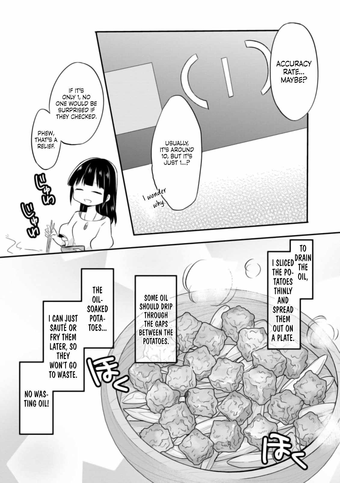 I decided to cook because the potion was soy sauce Ch.19 p23