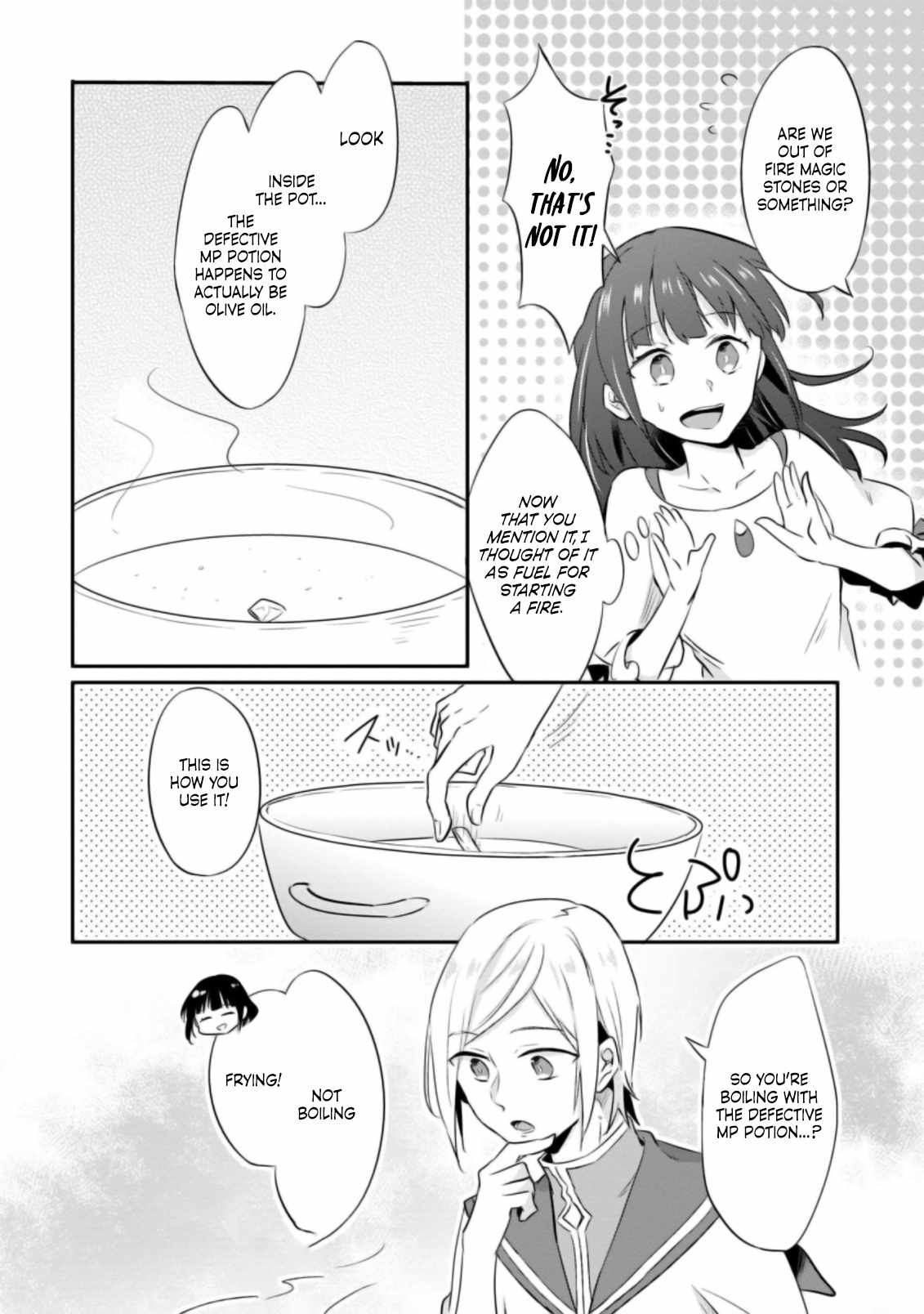 I decided to cook because the potion was soy sauce Ch.20 p15