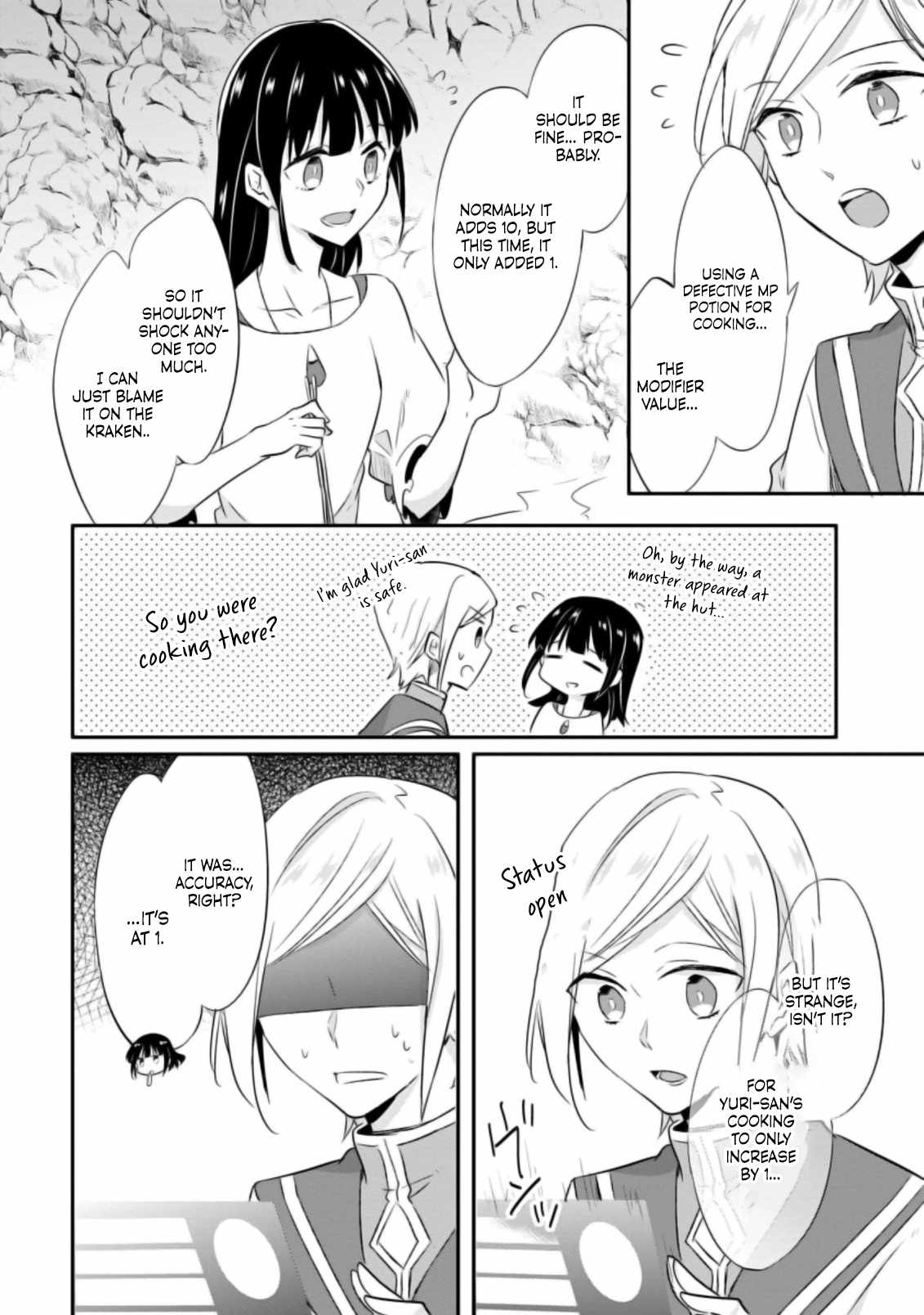 I decided to cook because the potion was soy sauce Ch.20 p19