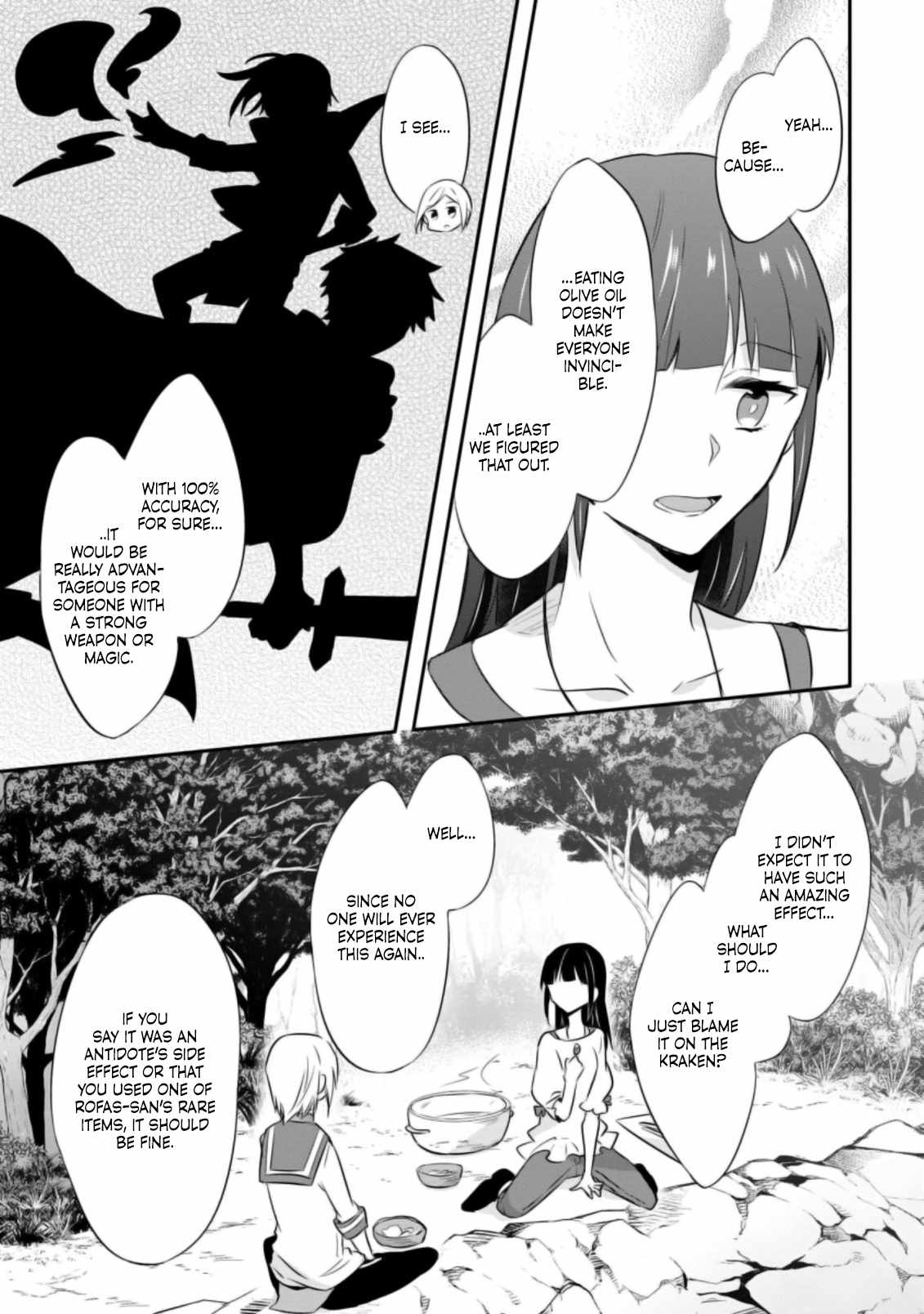 I decided to cook because the potion was soy sauce Ch.20 p24