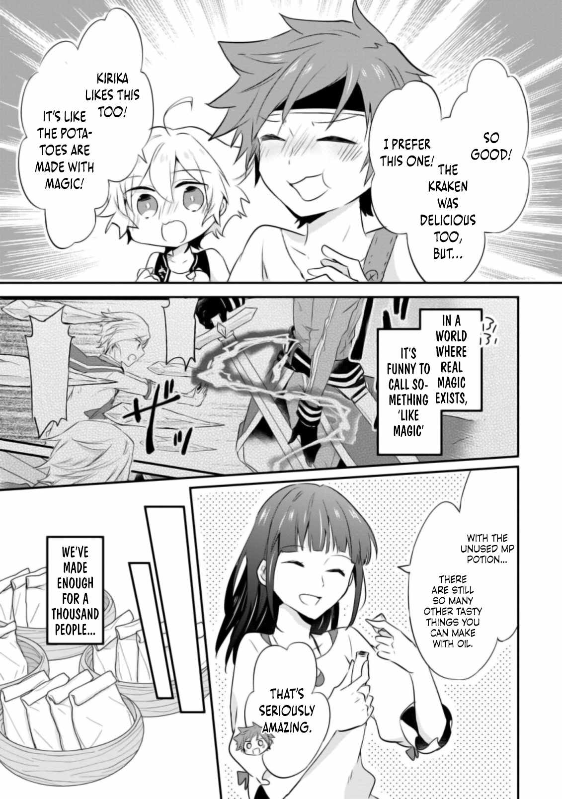 I decided to cook because the potion was soy sauce Ch.20 p8