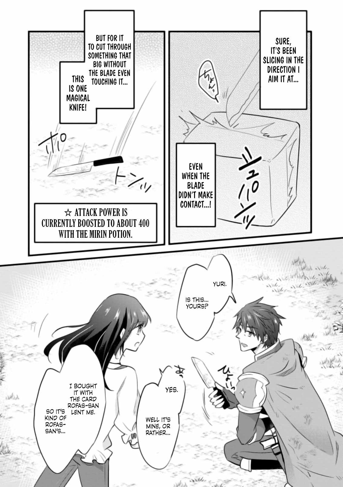 I decided to cook because the potion was soy sauce Ch.21 p17