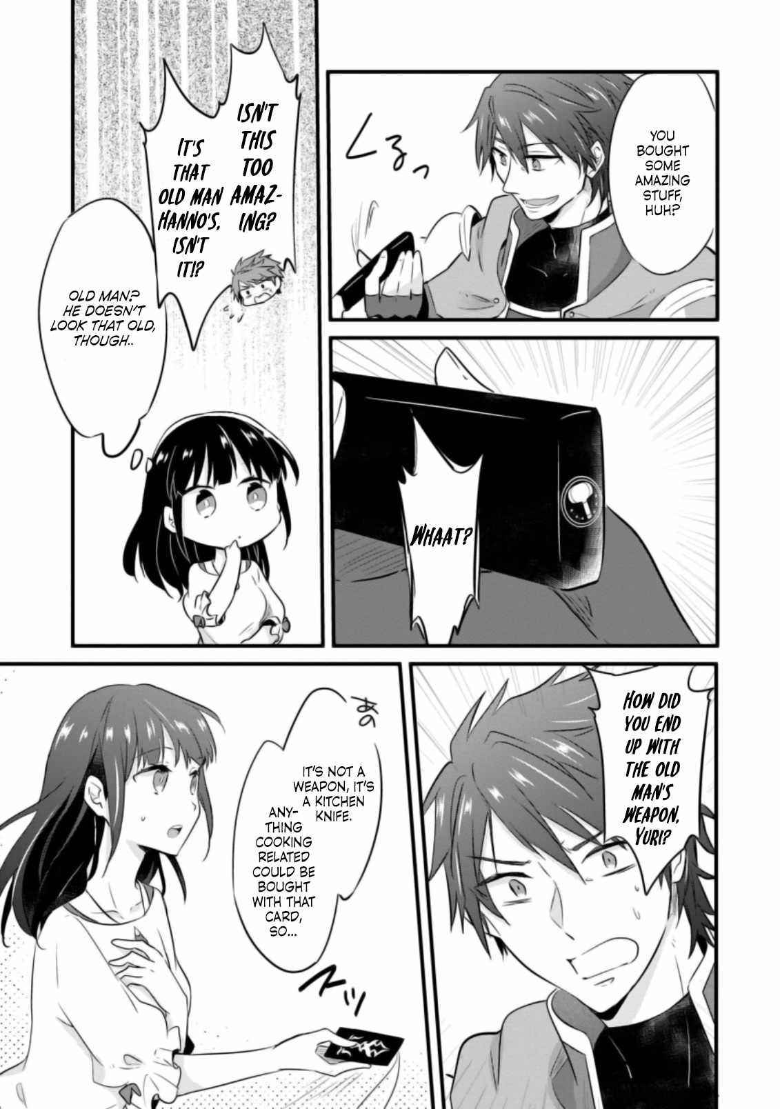 I decided to cook because the potion was soy sauce Ch.21 p18