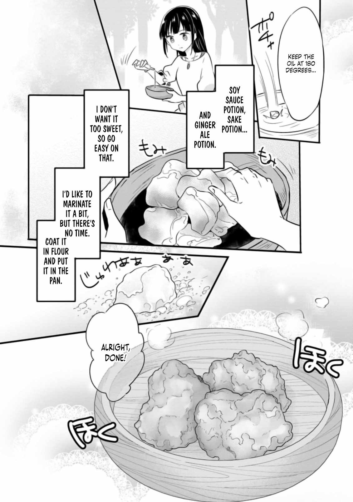 I decided to cook because the potion was soy sauce Ch.21 p23