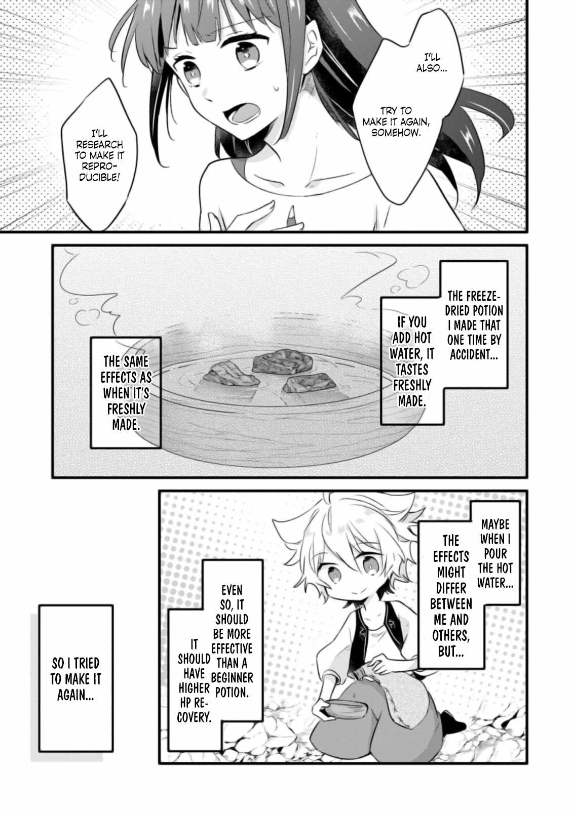 I decided to cook because the potion was soy sauce Ch.21 p28