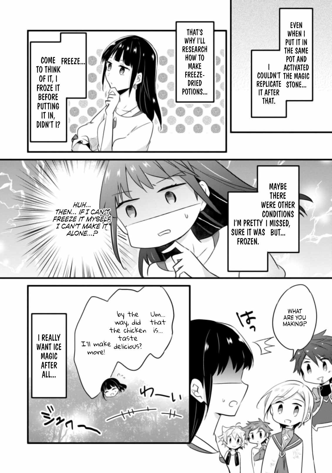 I decided to cook because the potion was soy sauce Ch.21 p29