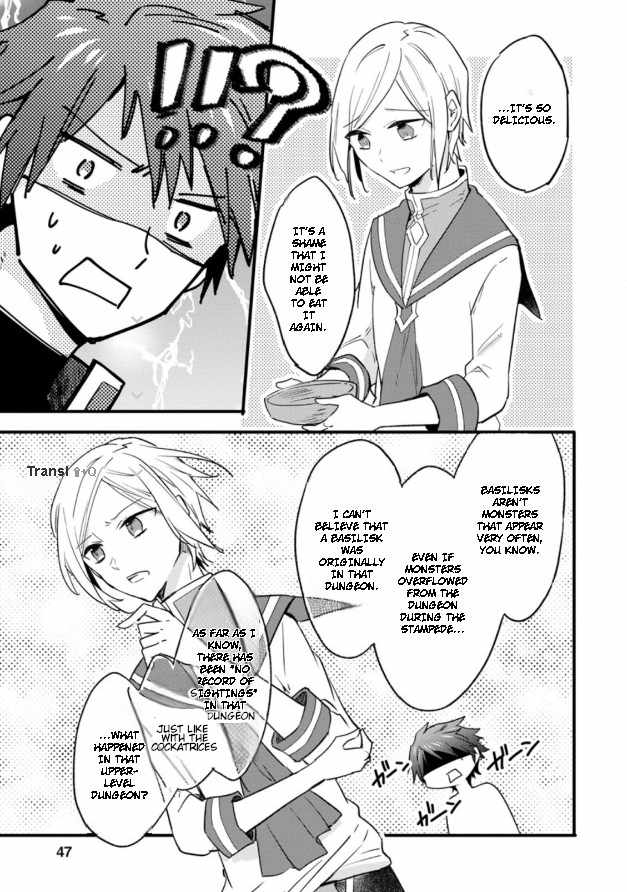 I decided to cook because the potion was soy sauce Ch.22 p16