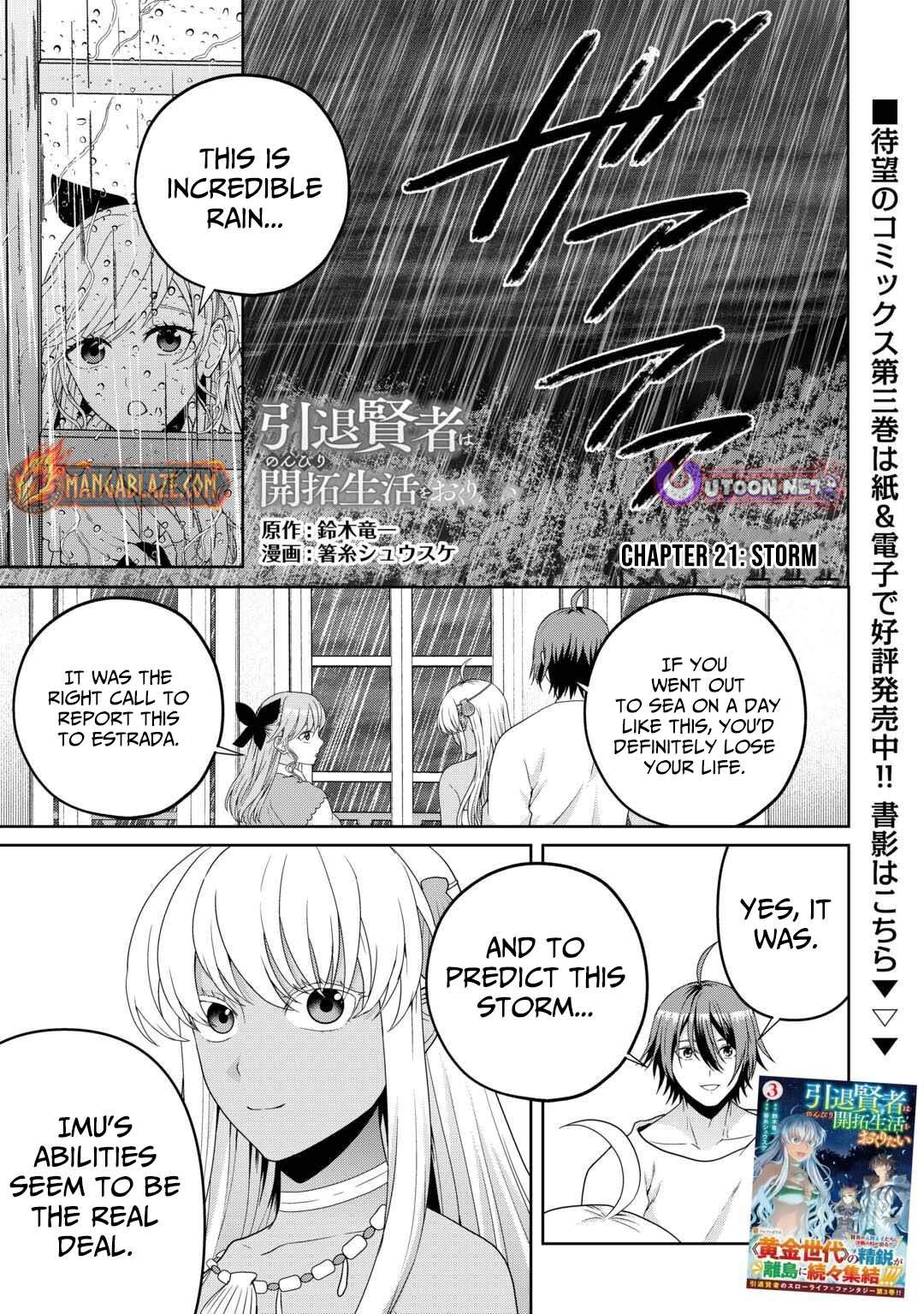 Intai Kenja wa Nonbiri Kaitaku Seikatsu wo Okuritai Ch.21 p2
