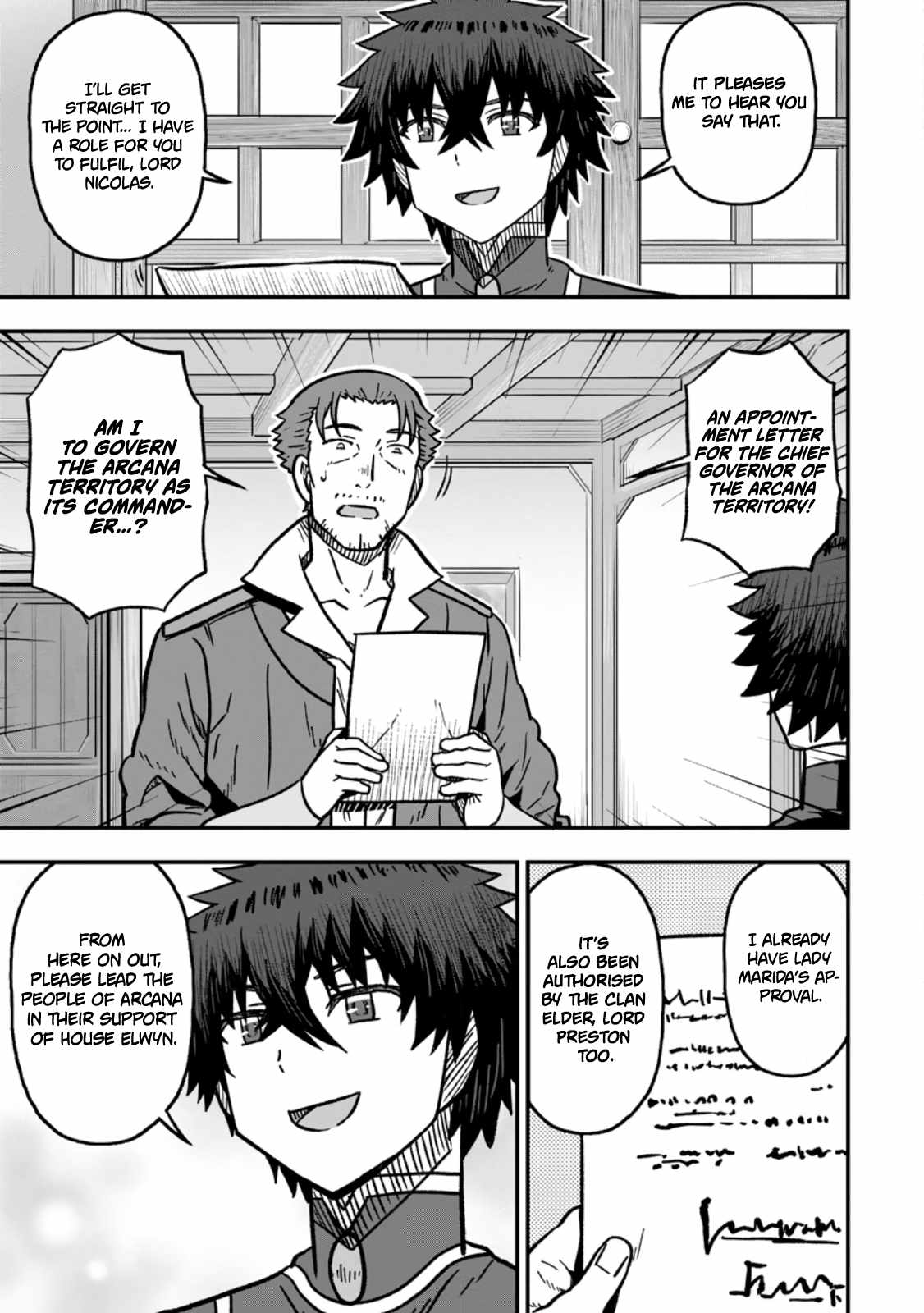 Isekai Saikyou no Yome desu ga, Yoru no Tatakai wa Ore no Hou ga Tsuyoi You desu ~Chiryaku o Ikashite Nariagaru Harem Senki~ Ch.31 p23