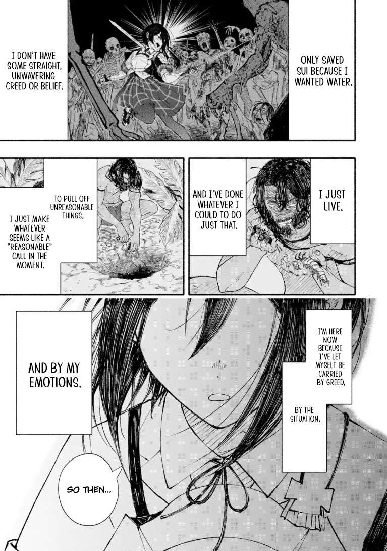 Dungeon ni Tojikomerarete 25-nen. Kyuushutsu sareta Toki ni wa Rippa na Fushinsha ni Natteita Ch.10.2 p8