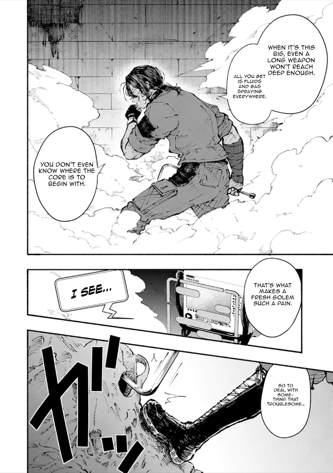 Dungeon ni Tojikomerarete 25-nen. Kyuushutsu sareta Toki ni wa Rippa na Fushinsha ni Natteita Ch.4-2 p13