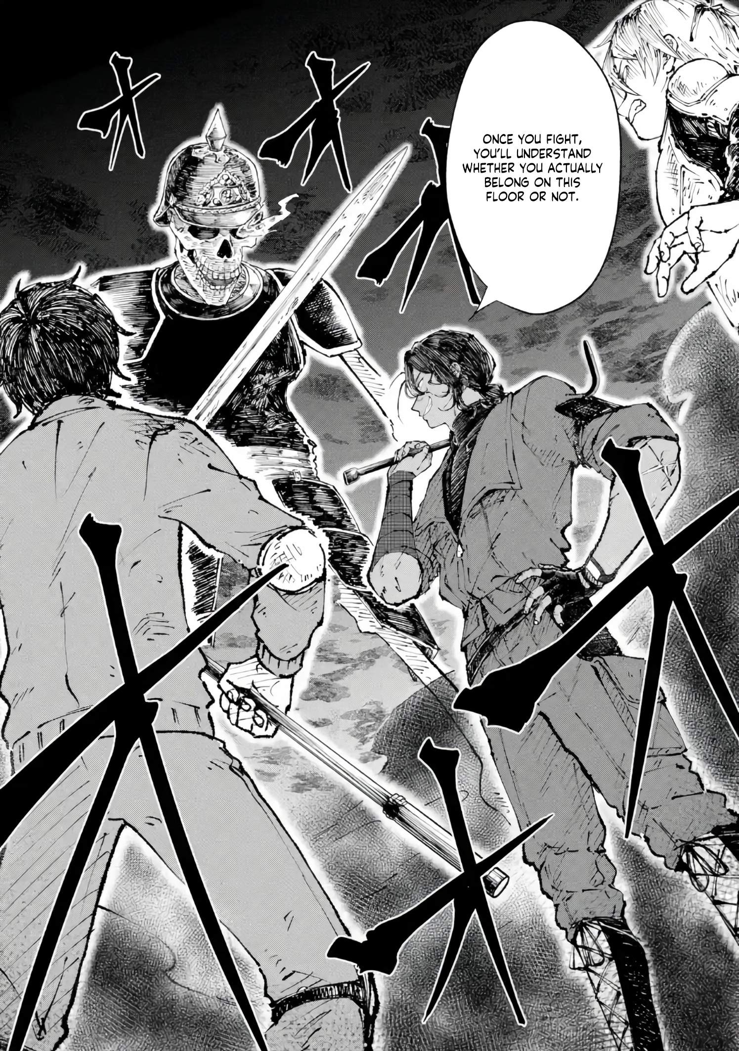 Dungeon ni Tojikomerarete 25-nen. Kyuushutsu sareta Toki ni wa Rippa na Fushinsha ni Natteita Ch.5-3 p12