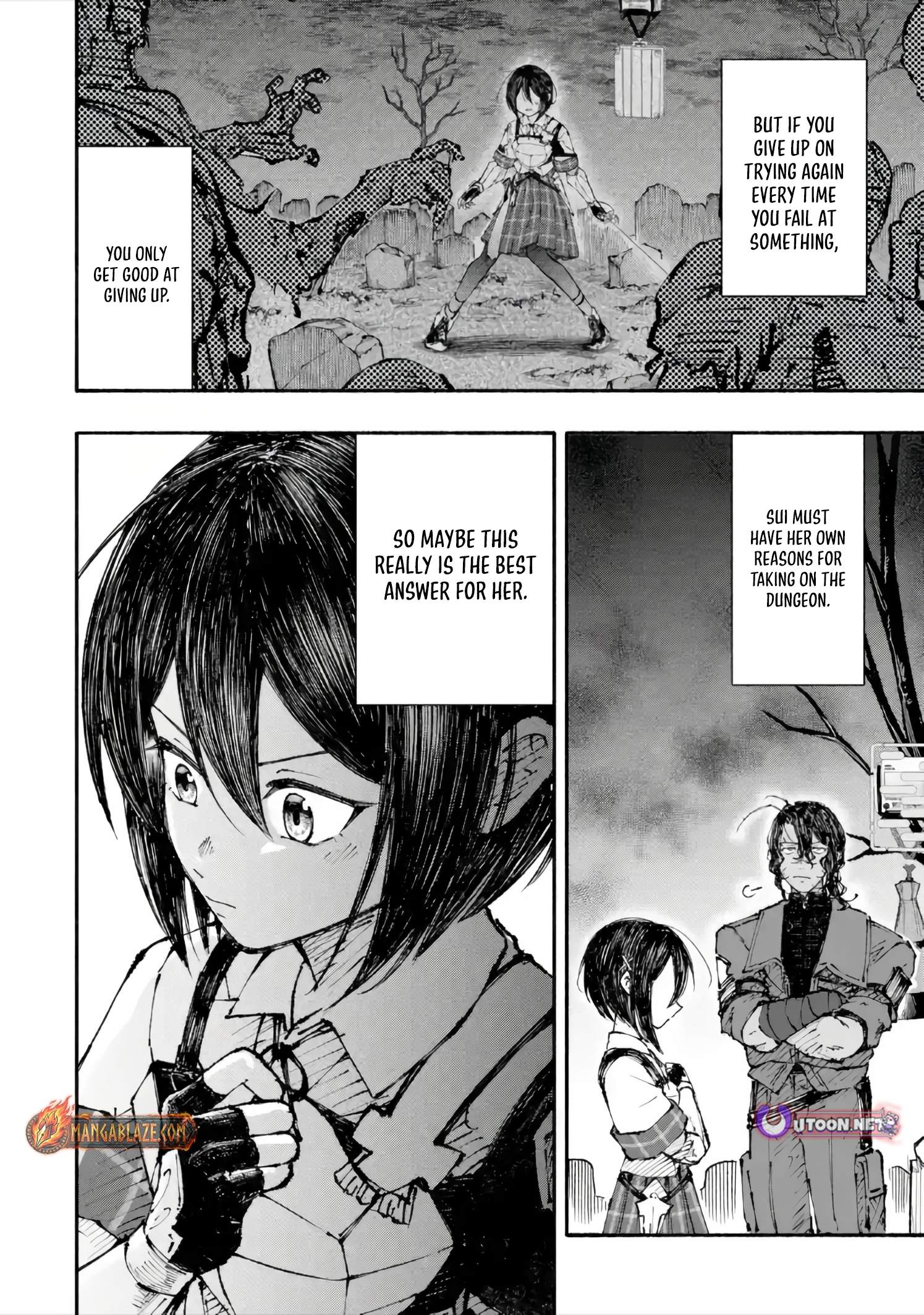 Dungeon ni Tojikomerarete 25-nen. Kyuushutsu sareta Toki ni wa Rippa na Fushinsha ni Natteita Ch.5-3 p4