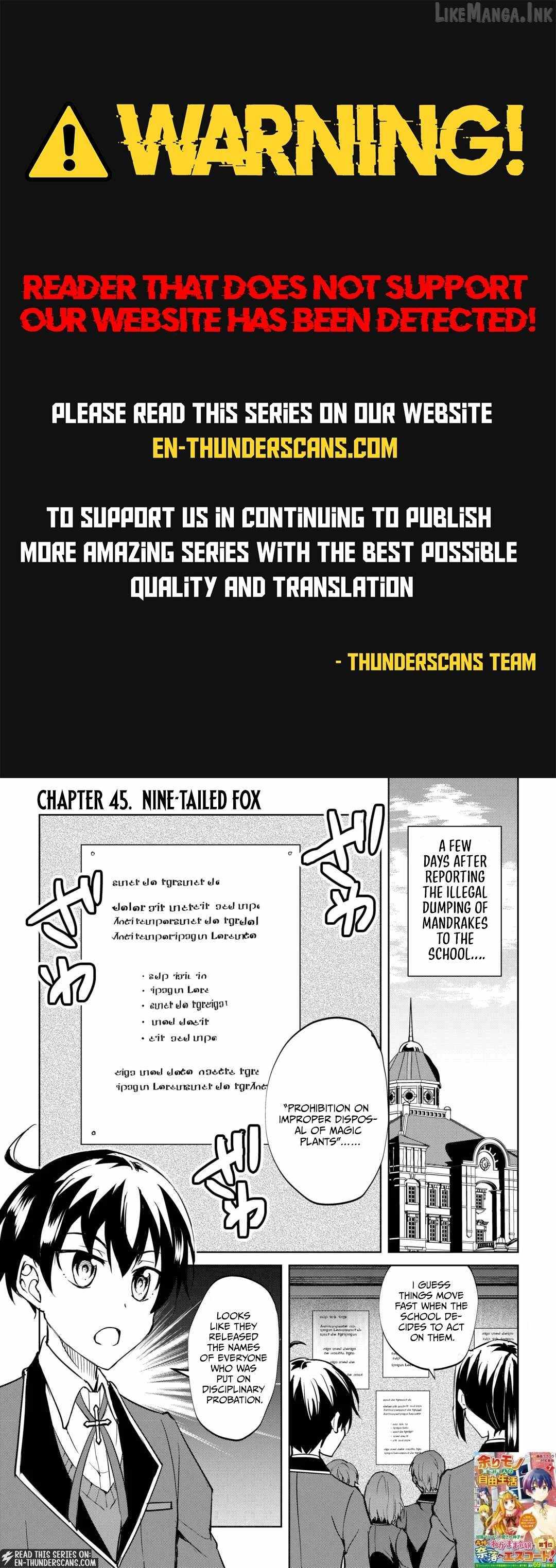 Free Life of a Leisurely Otherworldly Person – I’m Not a Hero, So I’ll Do Whatever I Want Ch.45 p1